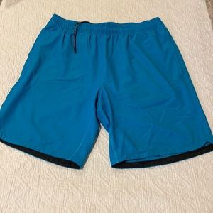 Rhone Guru shorts 8” inseam Medium Teal